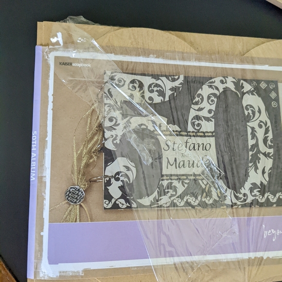 Hardboard Crafting Handmade Scrapbook/Guestbook Maker Pieces 30/40/50 Birthday - Picture 2 of 7